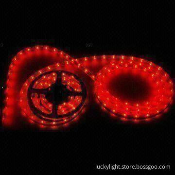 SMD3528 Flexible Strip for Christmas Light, with 60pcs/m LED and 12V DC Input Voltage